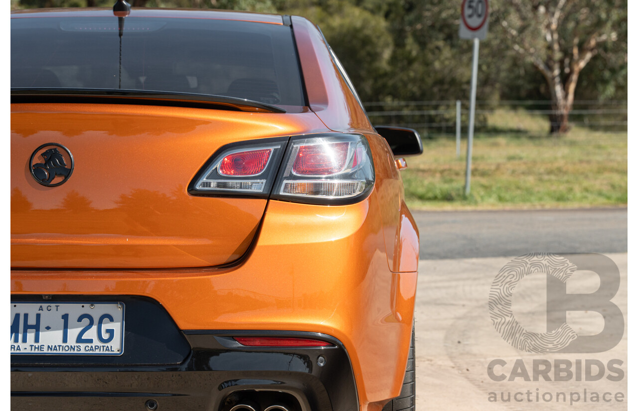8/2017 Holden VF2 Commodore SS-V Redline 4d Sedan Light My Fire V8 6.2L - Ex-Police, Final Interceptor