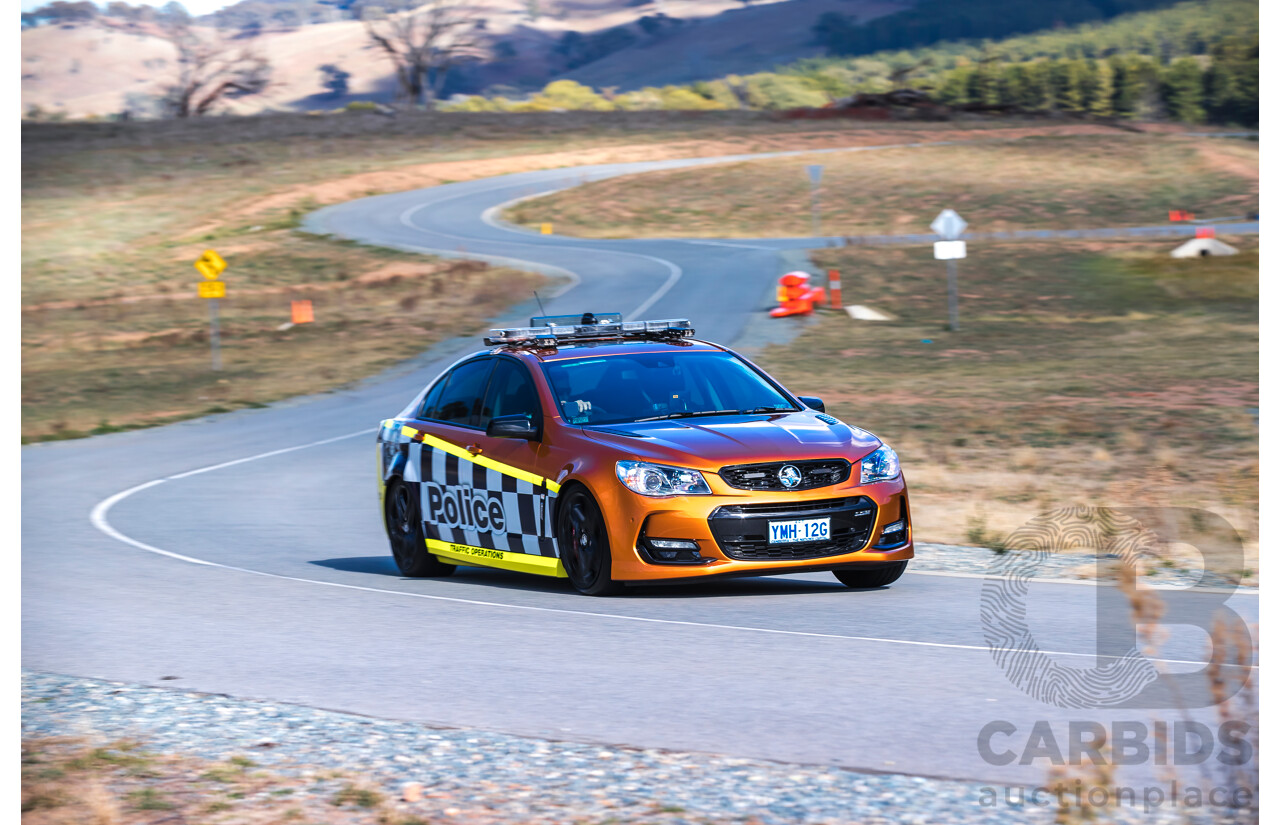8/2017 Holden VF2 Commodore SS-V Redline 4d Sedan Light My Fire V8 6.2L - Ex-Police, Final Interceptor