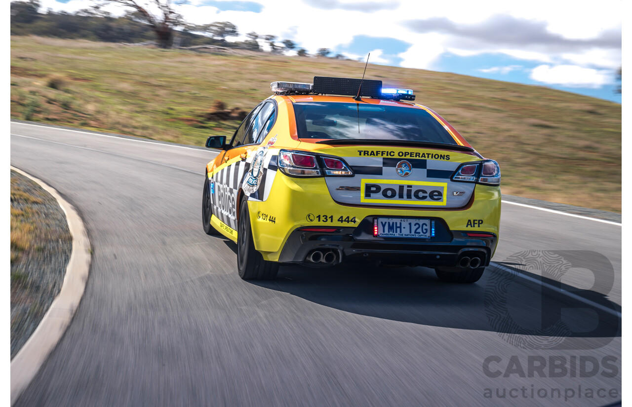 8/2017 Holden VF2 Commodore SS-V Redline 4d Sedan Light My Fire V8 6.2L - Ex-Police, Final Interceptor