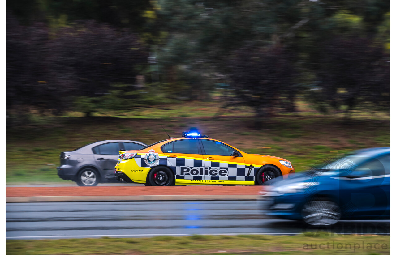 8/2017 Holden VF2 Commodore SS-V Redline 4d Sedan Light My Fire V8 6.2L - Ex-Police, Final Interceptor