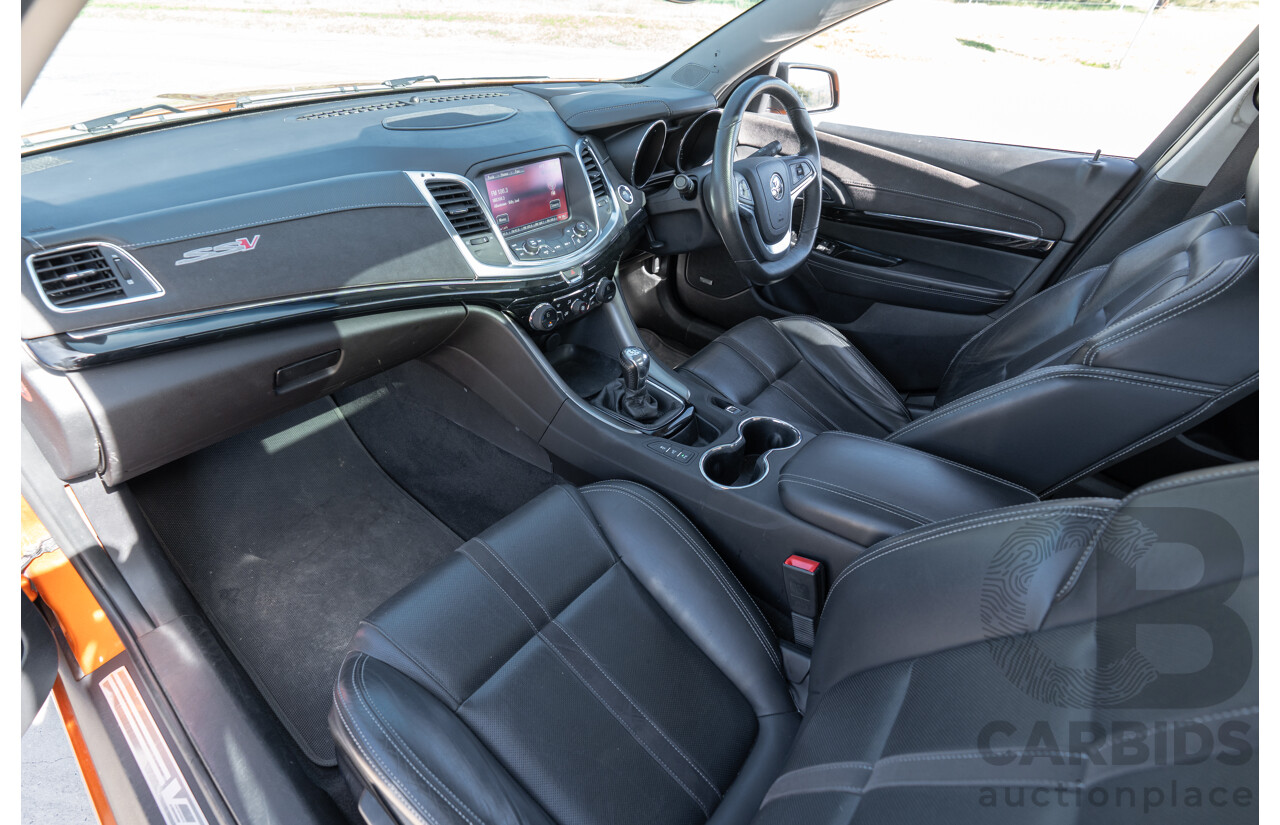 8/2017 Holden VF2 Commodore SS-V Redline 4d Sedan Light My Fire V8 6.2L - Ex-Police, Final Interceptor