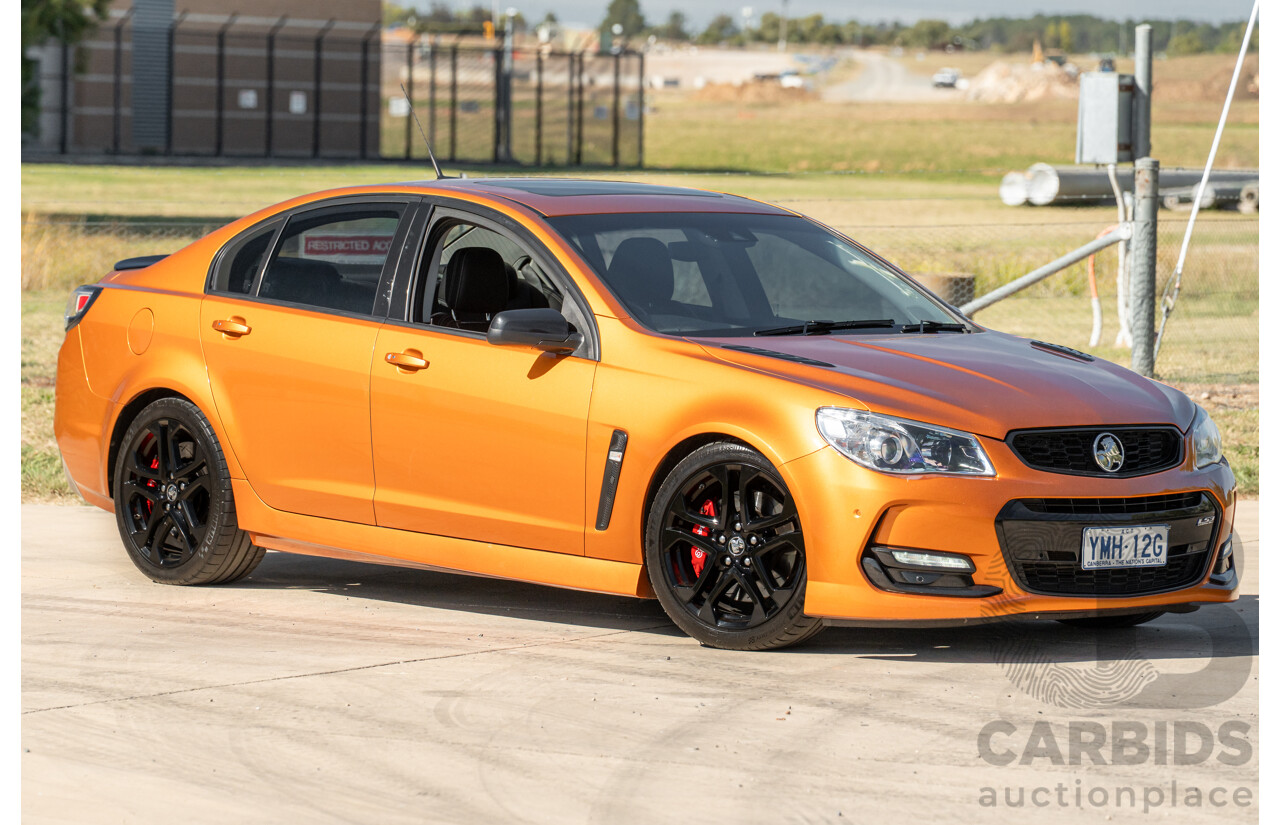 8/2017 Holden VF2 Commodore SS-V Redline 4d Sedan Light My Fire V8 6.2L - Ex-Police, Final Interceptor