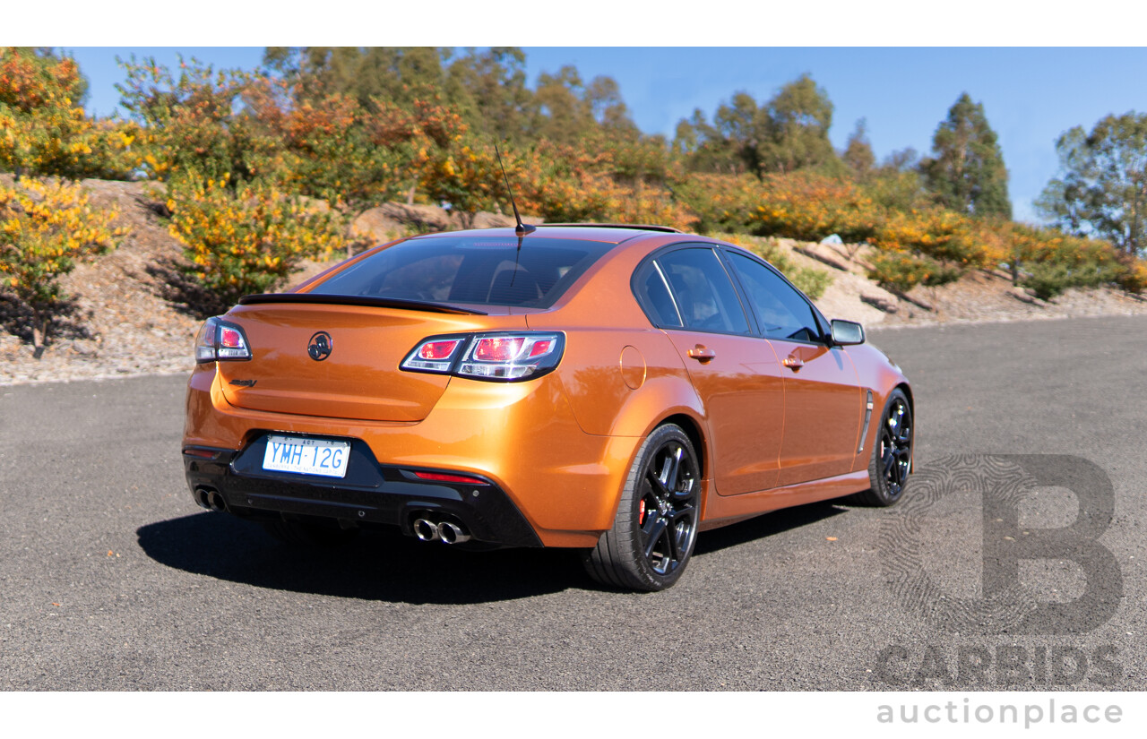 8/2017 Holden VF2 Commodore SS-V Redline 4d Sedan Light My Fire V8 6.2L - Ex-Police, Final Interceptor