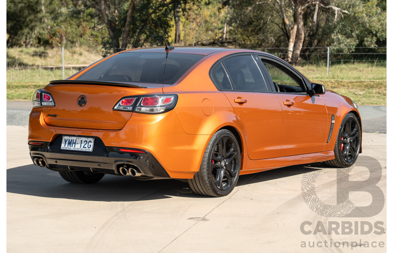 8/2017 Holden VF2 Commodore SS-V Redline 4d Sedan Light My Fire V8 6.2L - Ex-Police, Final Interceptor