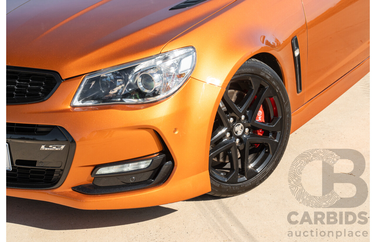 8/2017 Holden VF2 Commodore SS-V Redline 4d Sedan Light My Fire V8 6.2L - Ex-Police, Final Interceptor