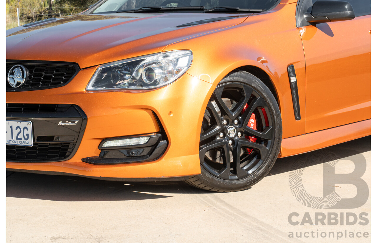 8/2017 Holden VF2 Commodore SS-V Redline 4d Sedan Light My Fire V8 6.2L - Ex-Police, Final Interceptor