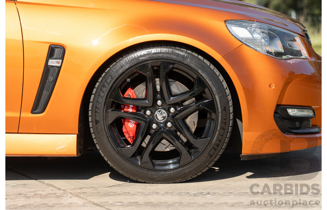 8/2017 Holden VF2 Commodore SS-V Redline 4d Sedan Light My Fire V8 6.2L - Ex-Police, Final Interceptor