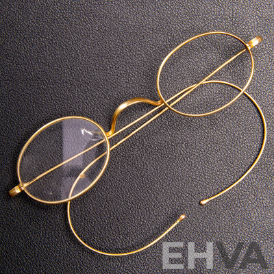 Antique 9ct Spectacle Frames, Missing One Lense, 10.33 Grams
