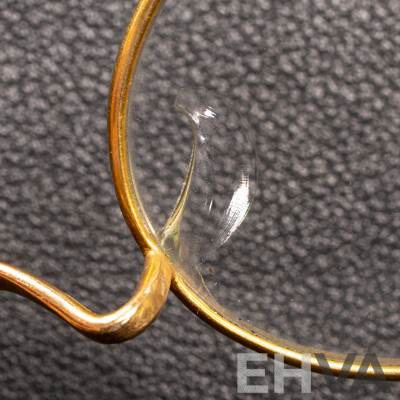 Antique 9ct Spectacle Frames, Missing One Lense, 10.33 Grams
