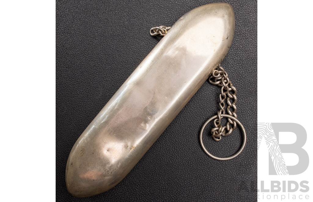 Antique Solid Sterling Silver Chatelaine Spectacles/Glasses Case HM Birmingham 1905, 55.0 Grams