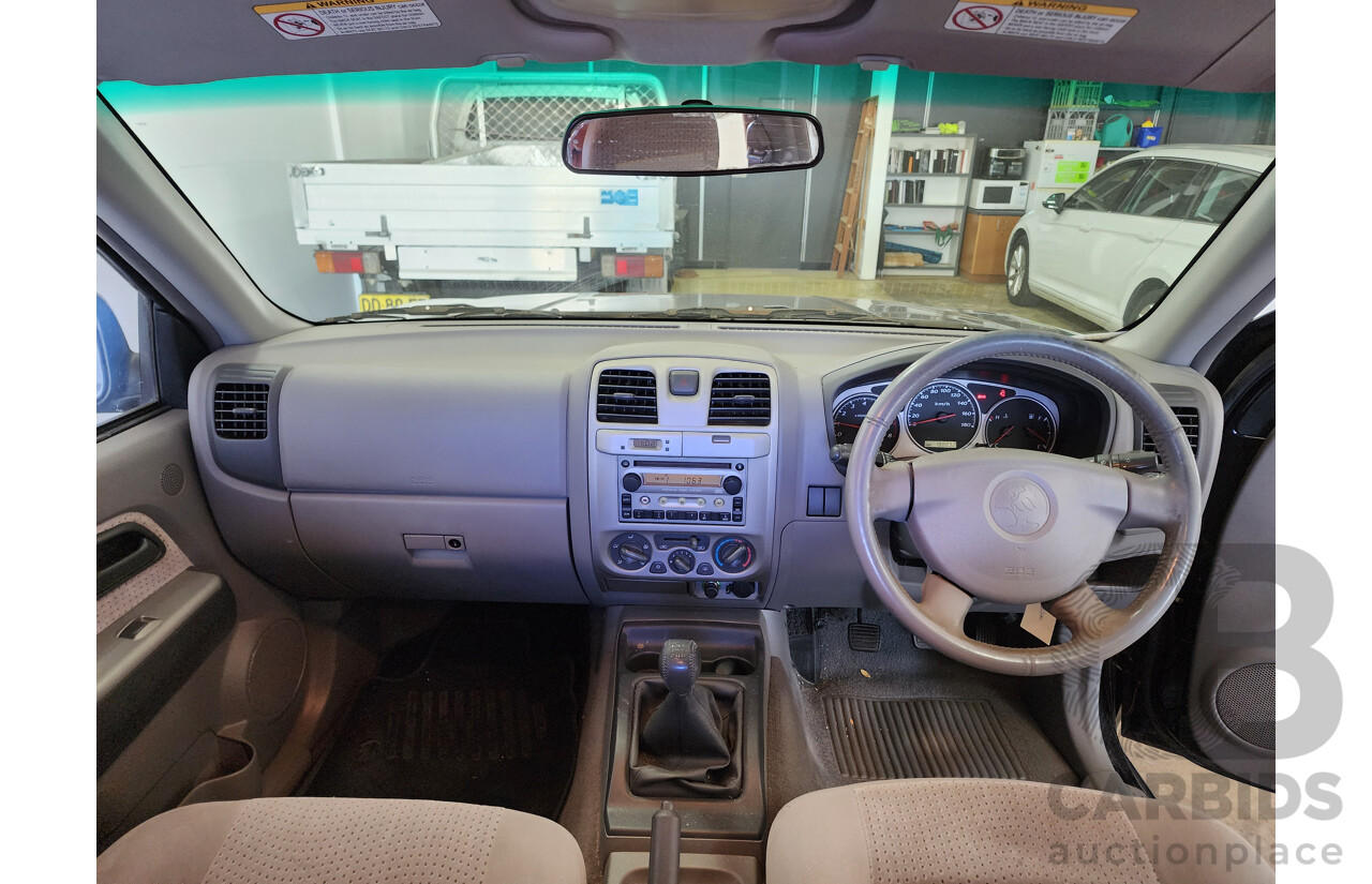 10/2006 Holden Rodeo LT RA MY06 UPGRADE Crew Cab P/Up Black 3.6L