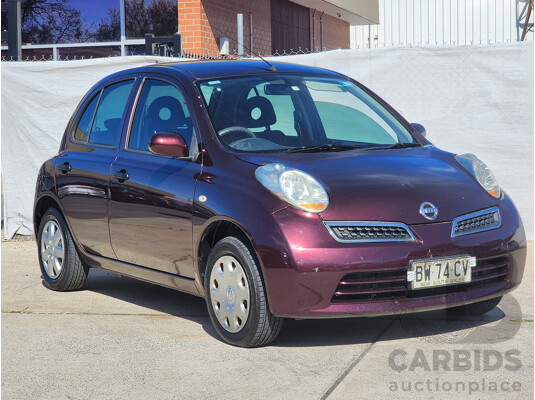 4/2009 Nissan Micra  K12 5d Hatchback Maroon 1.4L