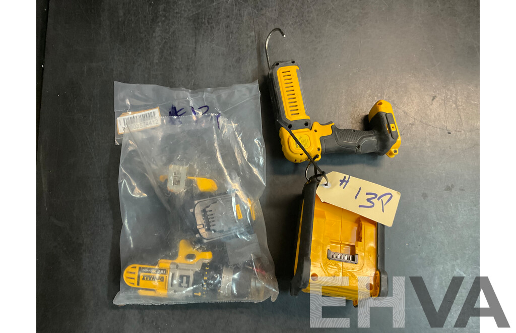 DeWALT Cordless Drill, Radio and Torch