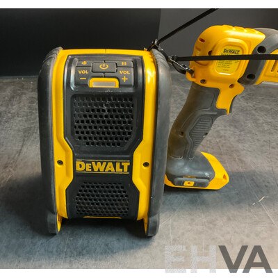 DeWALT Cordless Drill, Radio and Torch