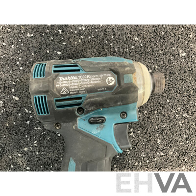 Assorted Tools Including DeWalt and Makita
