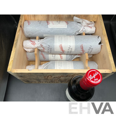 PENFOLDS St Henri SHIRAZ Vintage 2013 750ml -  6 Bottles in Timber Box
