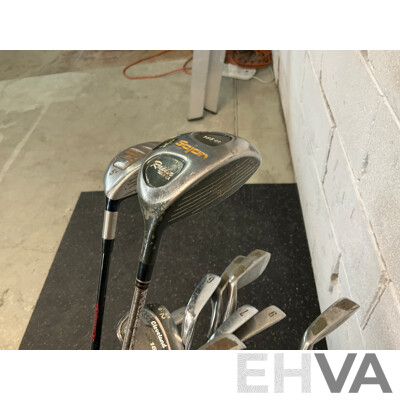 Cleveland Golf Bag with 14 Golf Clubs & Golf Ball Set