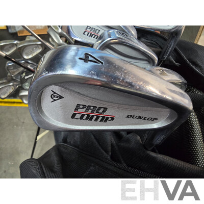 Callaway Golf Bag with 7 Dunlop Golf Clubs