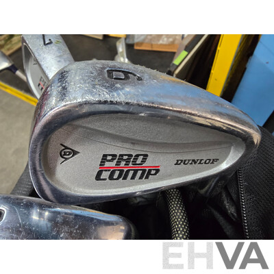 Callaway Golf Bag with 7 Dunlop Golf Clubs