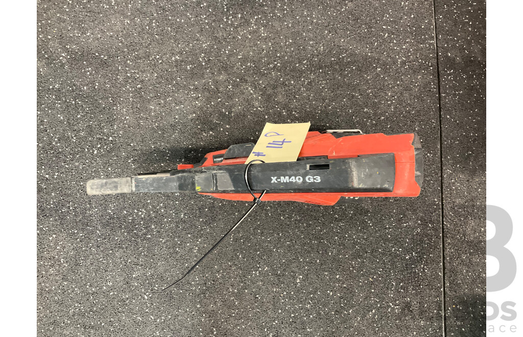 HILTI GX 3 Gas-actuated Fastening Tool & Milwaukee Angle Grinder (M18ONEFAG125XPDB) & Assorted Tools
