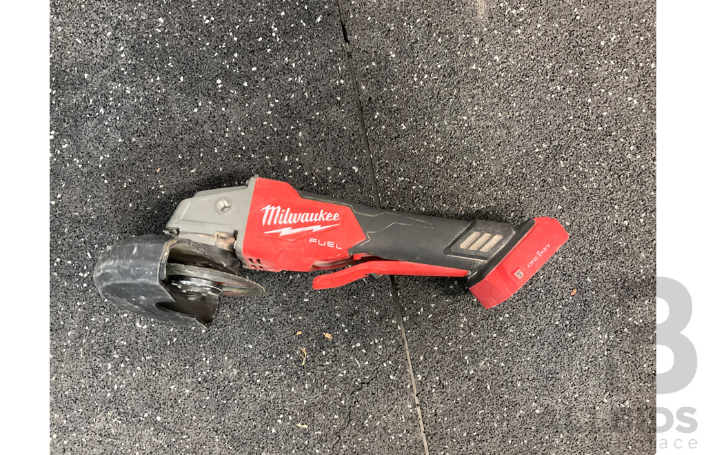 HILTI GX 3 Gas-actuated Fastening Tool & Milwaukee Angle Grinder (M18ONEFAG125XPDB) & Assorted Tools