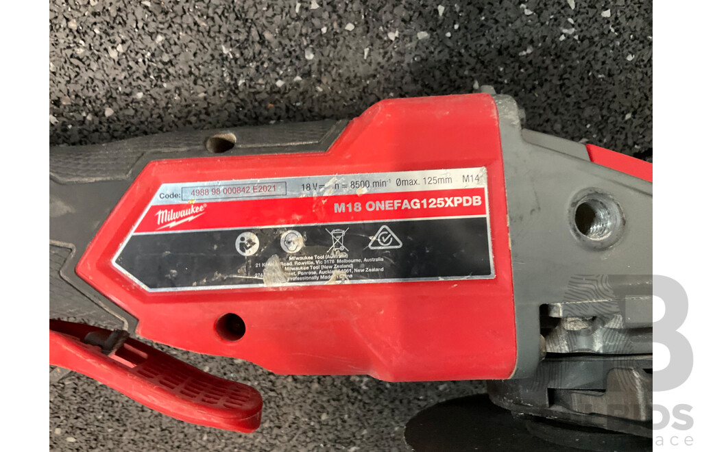 HILTI GX 3 Gas-actuated Fastening Tool & Milwaukee Angle Grinder (M18ONEFAG125XPDB) & Assorted Tools