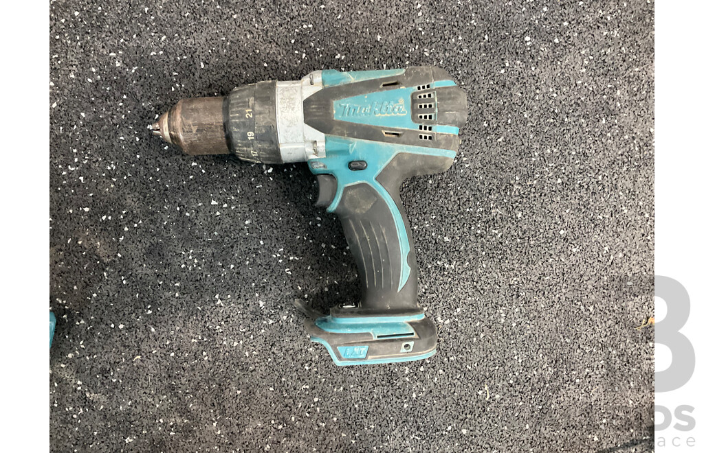 Assorted Tools Including DeWalt and Makita