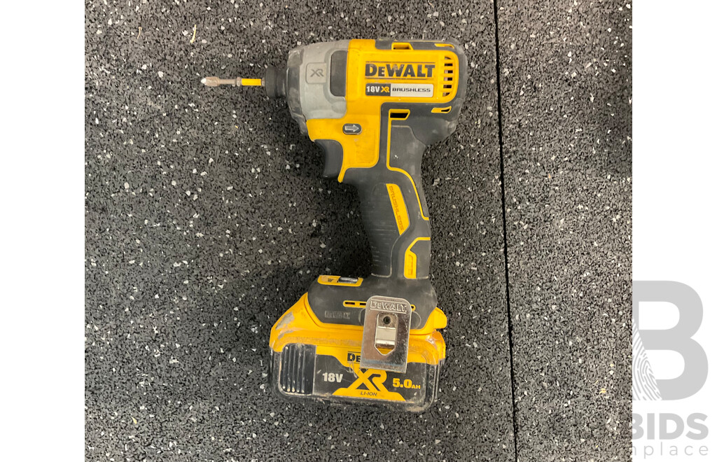 Assorted Tools Including DeWalt and Makita