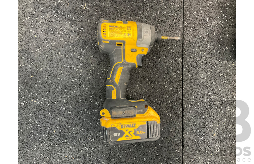Assorted Tools Including DeWalt and Makita