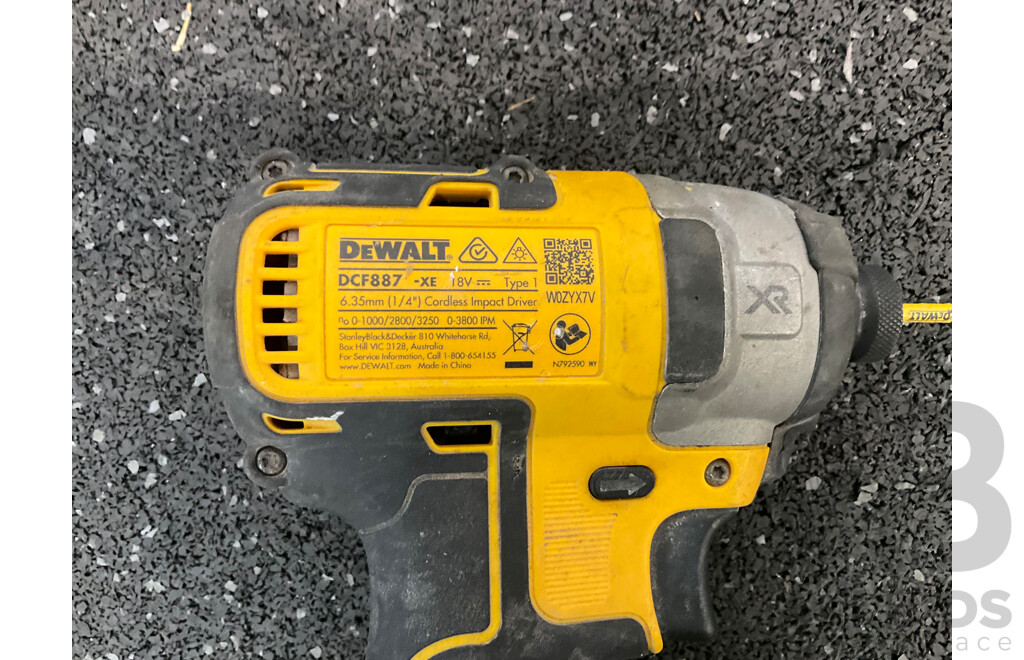 Assorted Tools Including DeWalt and Makita