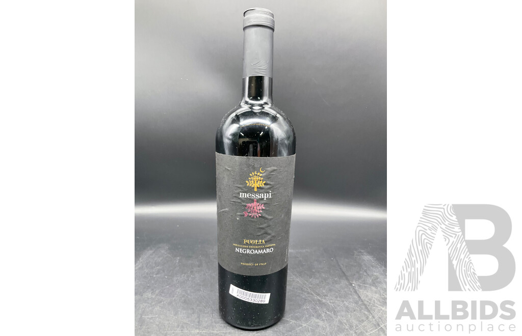 AUSWAN CREEK BIG TIGER Cabernet Sauvignon 1.5L X3, MESSAPI Puglia Negroamaro 750ml  - Lot of 4
