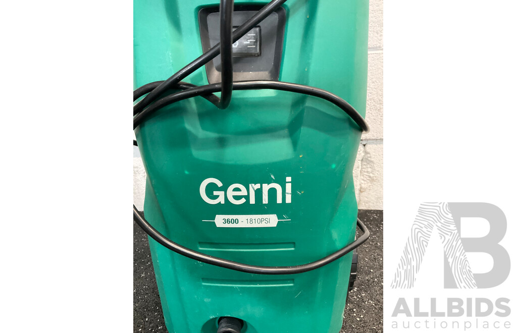 GERNI 3600 1810PSI High Pressure Washer