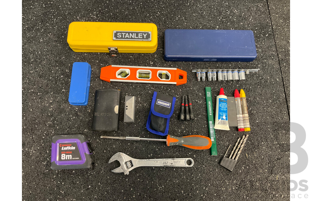 STANLEY, KINCROME Assorted Tools