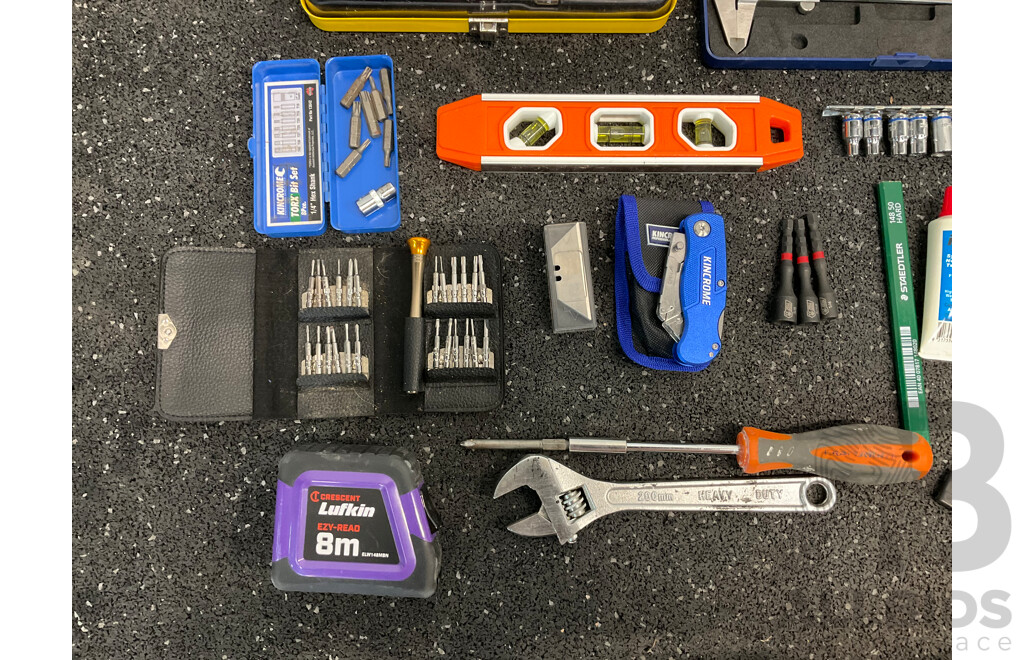 STANLEY, KINCROME Assorted Tools