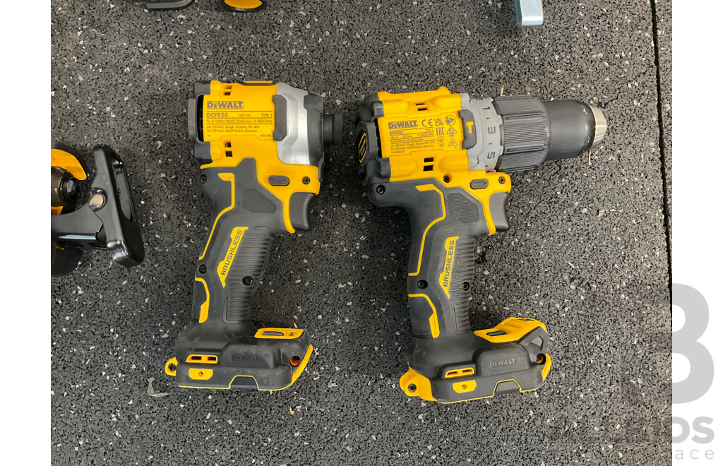 DEWALT  4 Tool Combo Kit with Carry Bag - Skin Only