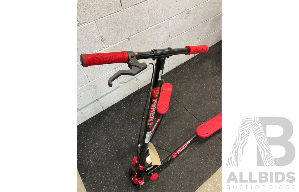 YVOLUTION Y Fliker A3 Air Scooter (Red/Black)