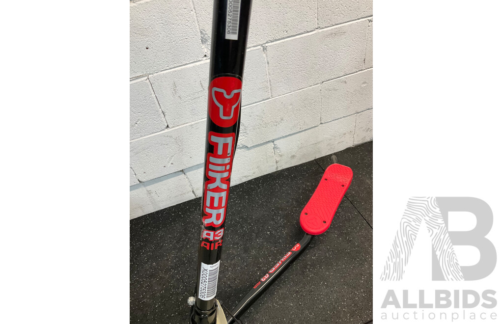 YVOLUTION Y Fliker A3 Air Scooter (Red/Black)