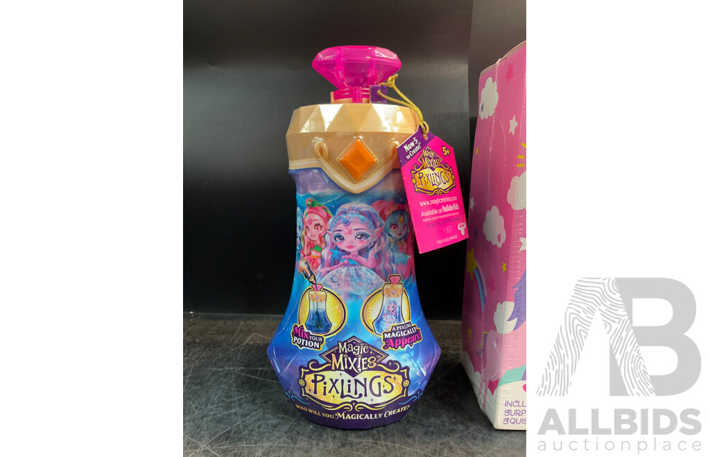 Unicorn Vending Machine & Magic Pixies Pixlings Childrens Toys