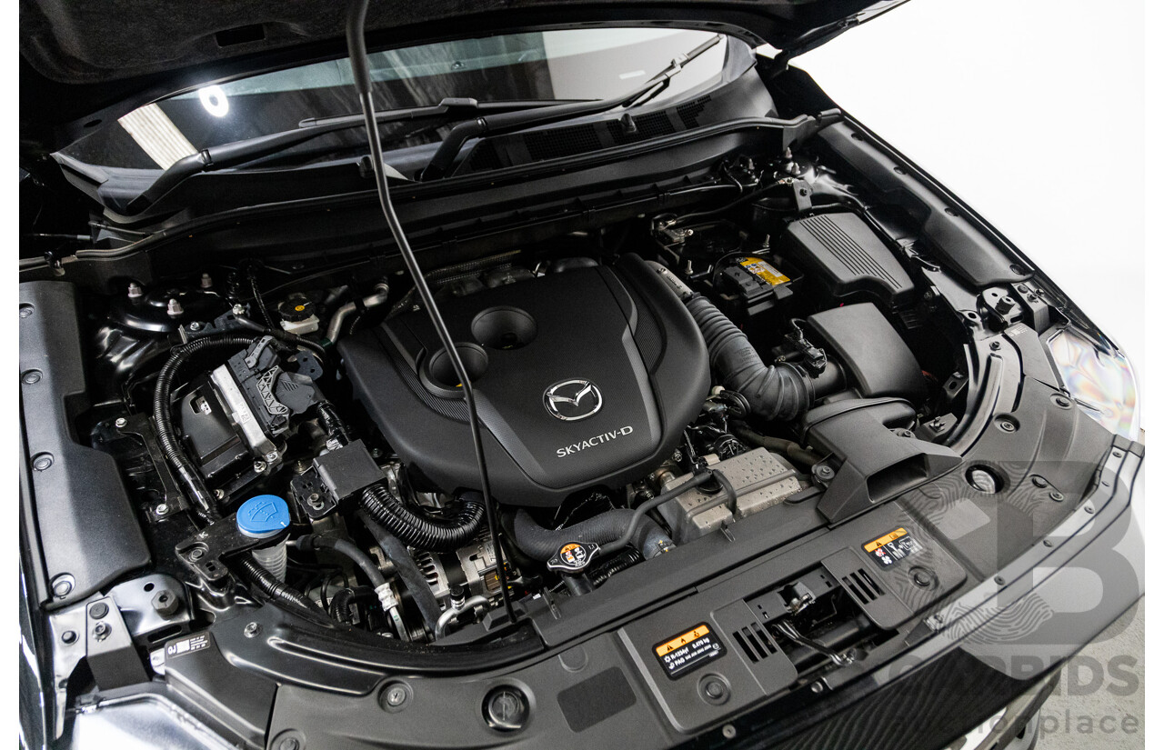 06/2022 Mazda CX-5 Akera (AWD) D35 KF Series MY22 4d Wagon Jet Black Twin Turbo Diesel 2.2L