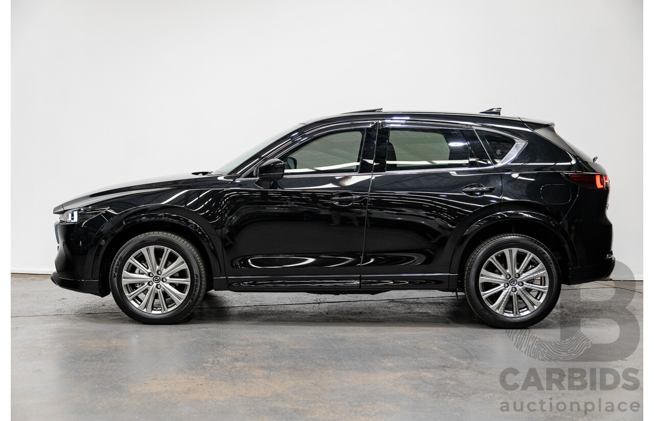 06/2022 Mazda CX-5 Akera (AWD) D35 KF Series MY22 4d Wagon Jet Black Twin Turbo Diesel 2.2L