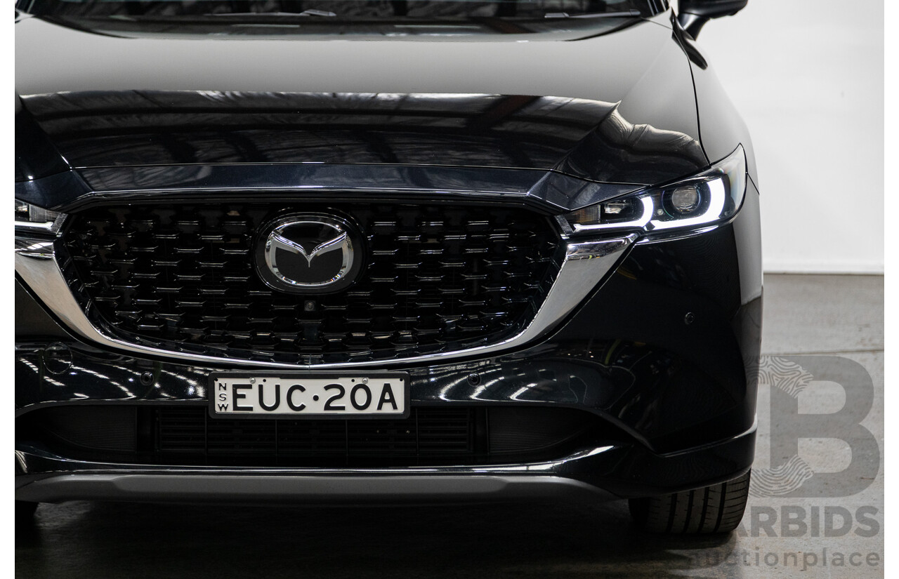 06/2022 Mazda CX-5 Akera (AWD) D35 KF Series MY22 4d Wagon Jet Black Twin Turbo Diesel 2.2L