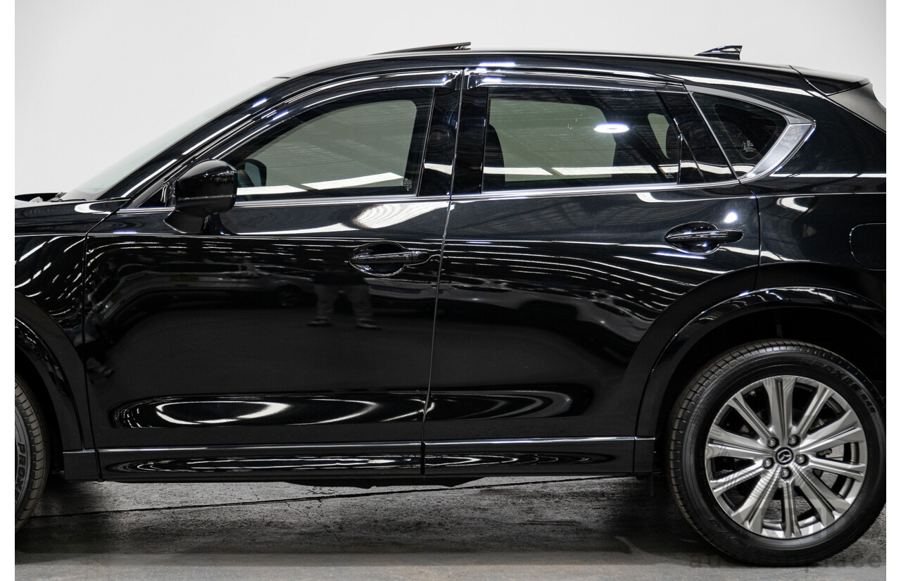 06/2022 Mazda CX-5 Akera (AWD) D35 KF Series MY22 4d Wagon Jet Black Twin Turbo Diesel 2.2L