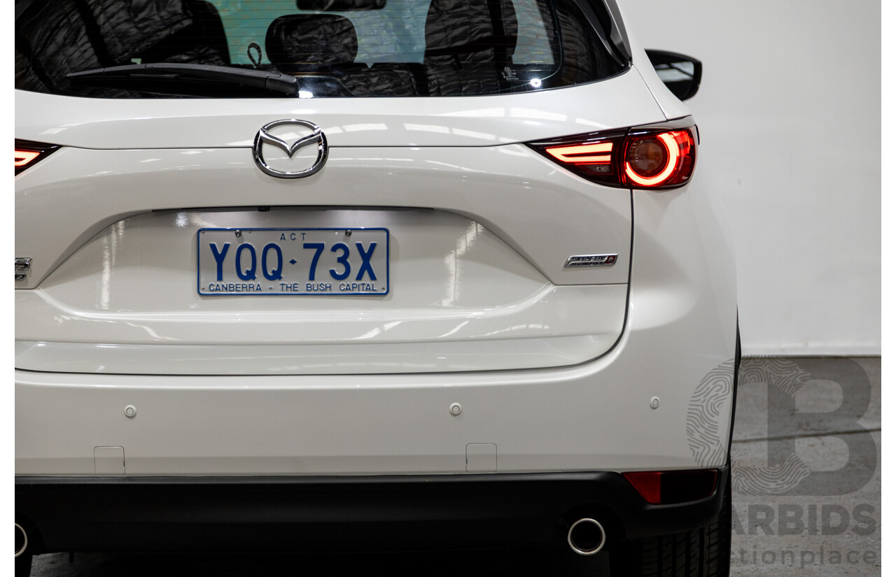 10/2019 Mazda CX-5 GT (AWD) KF Series MY20 4d Wagon Snowflake White Pearl Twin Turbo Diesel 2.2L