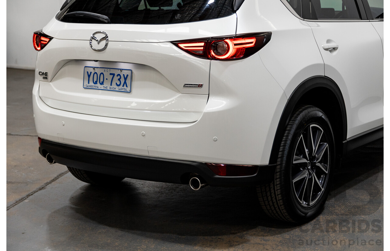 10/2019 Mazda CX-5 GT (AWD) KF Series MY20 4d Wagon Snowflake White Pearl Twin Turbo Diesel 2.2L
