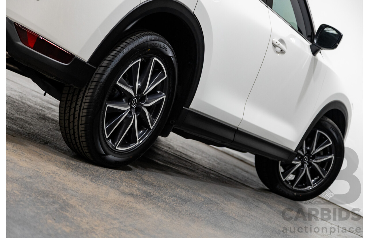 10/2019 Mazda CX-5 GT (AWD) KF Series MY20 4d Wagon Snowflake White Pearl Twin Turbo Diesel 2.2L