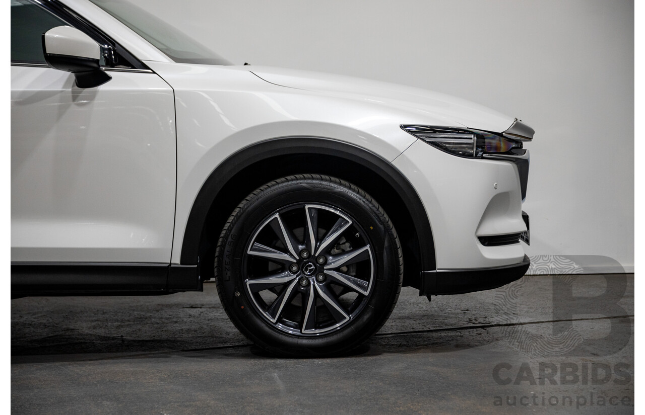 10/2019 Mazda CX-5 GT (AWD) KF Series MY20 4d Wagon Snowflake White Pearl Twin Turbo Diesel 2.2L