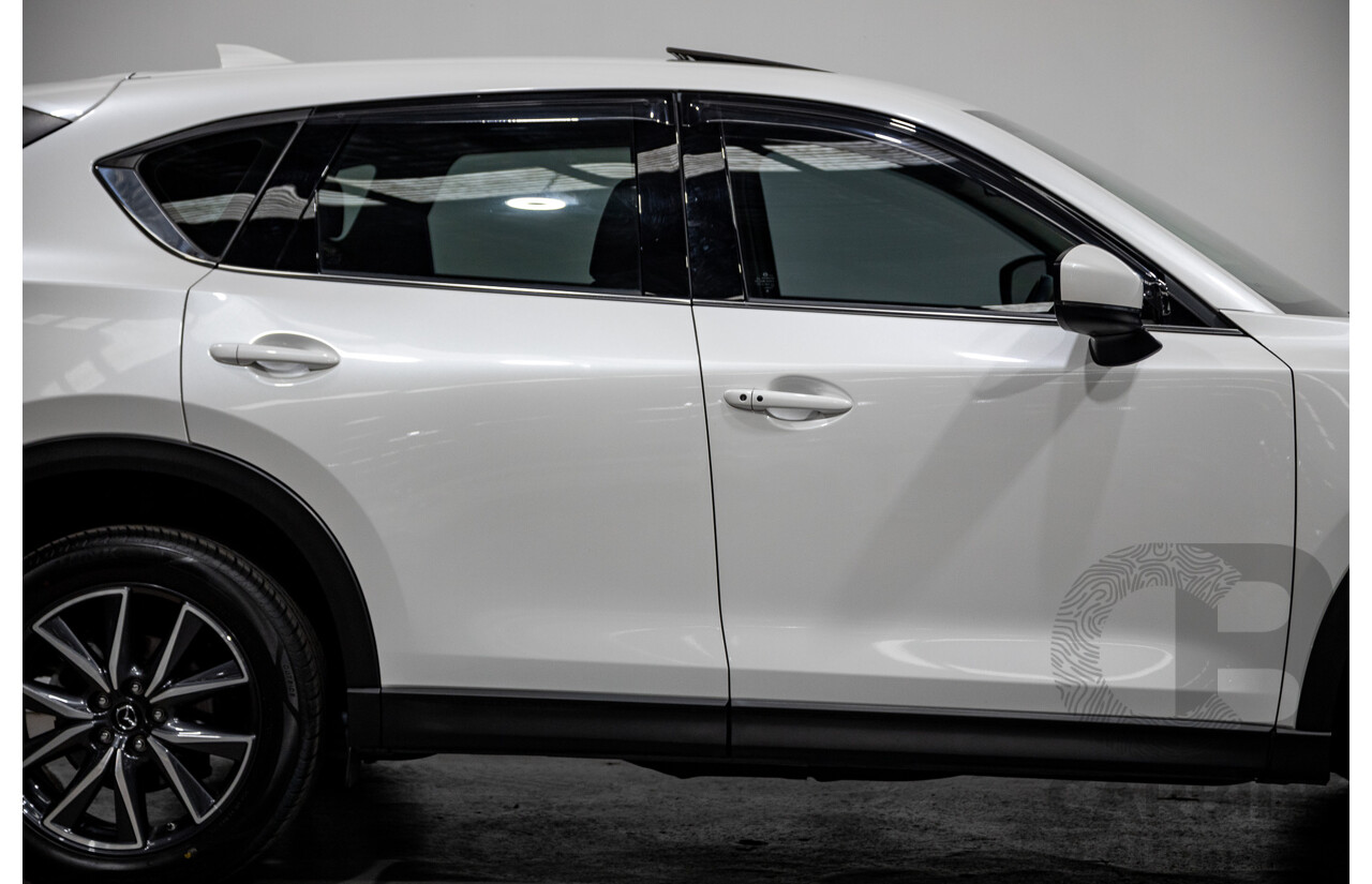 10/2019 Mazda CX-5 GT (AWD) KF Series MY20 4d Wagon Snowflake White Pearl Twin Turbo Diesel 2.2L