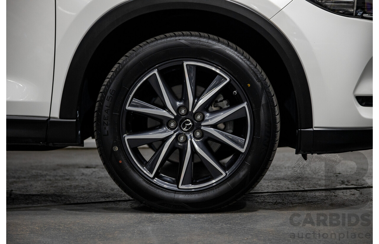 10/2019 Mazda CX-5 GT (AWD) KF Series MY20 4d Wagon Snowflake White Pearl Twin Turbo Diesel 2.2L