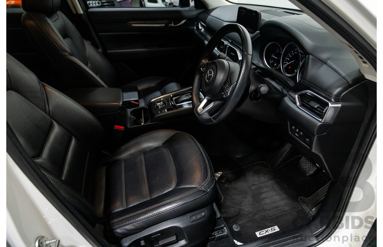 10/2019 Mazda CX-5 GT (AWD) KF Series MY20 4d Wagon Snowflake White Pearl Twin Turbo Diesel 2.2L