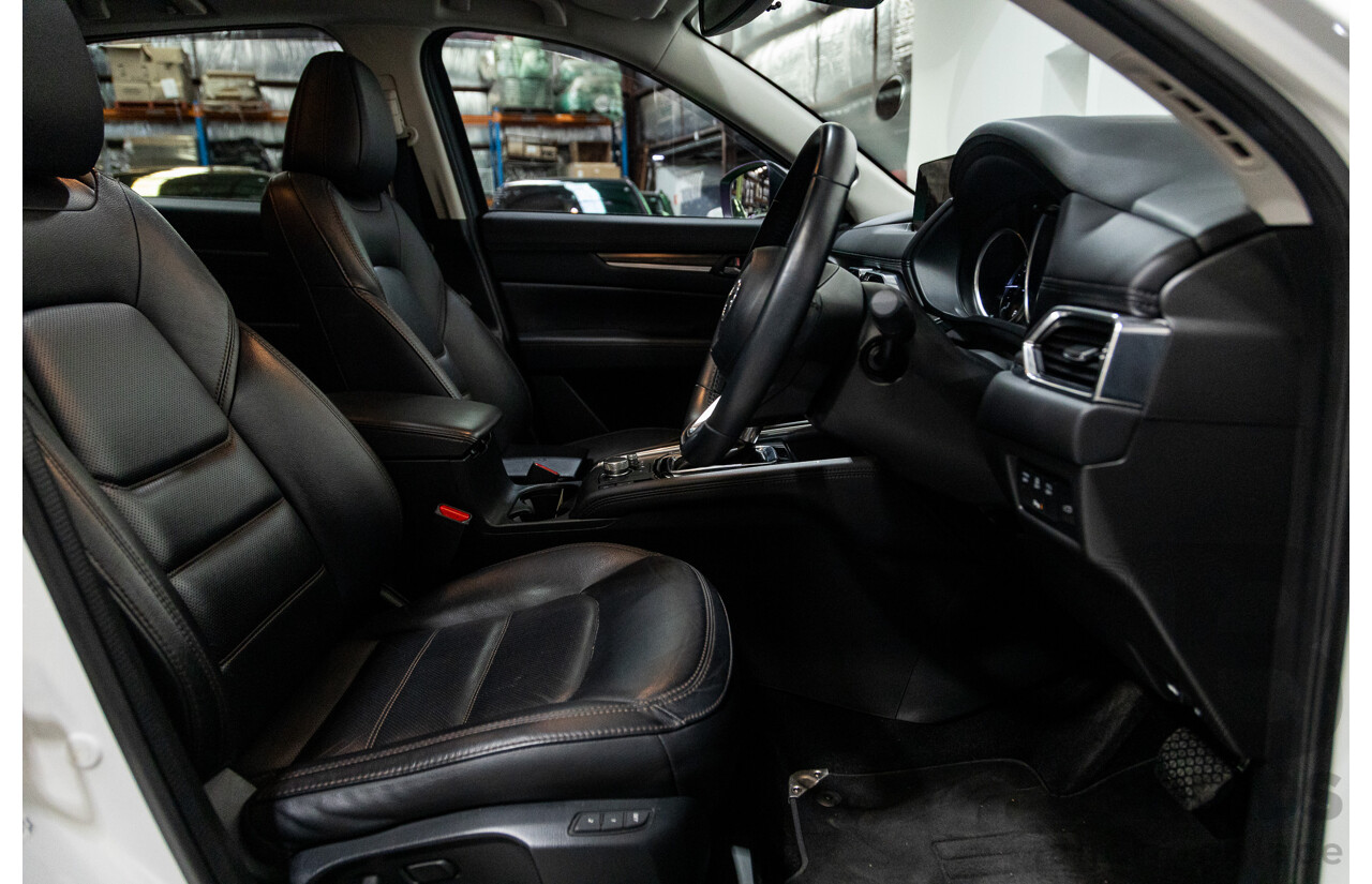 10/2019 Mazda CX-5 GT (AWD) KF Series MY20 4d Wagon Snowflake White Pearl Twin Turbo Diesel 2.2L